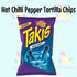 Takis Blue Heat Hot Chilli Pepper Tortilla Chips 92g x 2 Pack