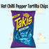 Takis Blue Heat Hot Chilli Pepper Tortilla Chips 92g x 2 Pack
