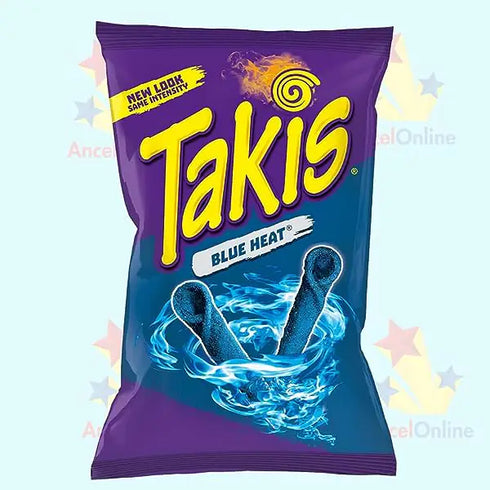 Takis Blue Heat Hot Chilli Pepper Tortilla Chips 92g x 2 Pack