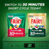 Fairy All in One Platinum Plus Lemon Automatic Dishwasher Pouches 60 Dishwasher Capsules