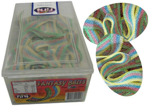 Fini Fantasy Belts Rainbow 1.2kg Approx 150 Candy Straps Sour