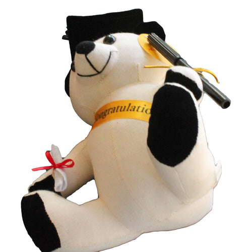 Congratulations Graduation Autograph Bear with Pen 20cm – Graduation Keepsake Gift