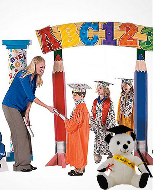 Congratulations Graduation Autograph Bear with Pen 20cm – Graduation Keepsake Gift