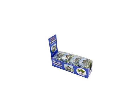 Impact Mints Australia Tasmania Landmark Strong Mint Candy Tin (Bulk Pack of 12) | Sugar Free, Halal Certified, Collectible Design
