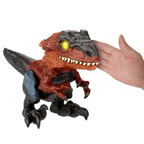 Jurassic World Dominion Uncaged Ultimate Pyroraptor Dinosaur Toy, Action Figure with Interactive Motion and Sound