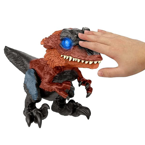 Jurassic World Dominion Uncaged Ultimate Pyroraptor Dinosaur Toy, Action Figure with Interactive Motion and Sound