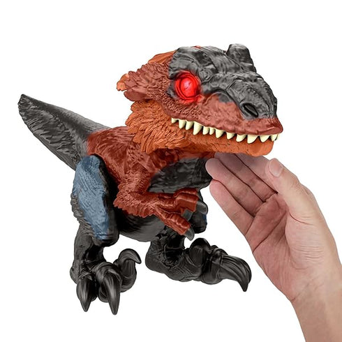 Jurassic World Dominion Uncaged Ultimate Pyroraptor Dinosaur Toy, Action Figure with Interactive Motion and Sound