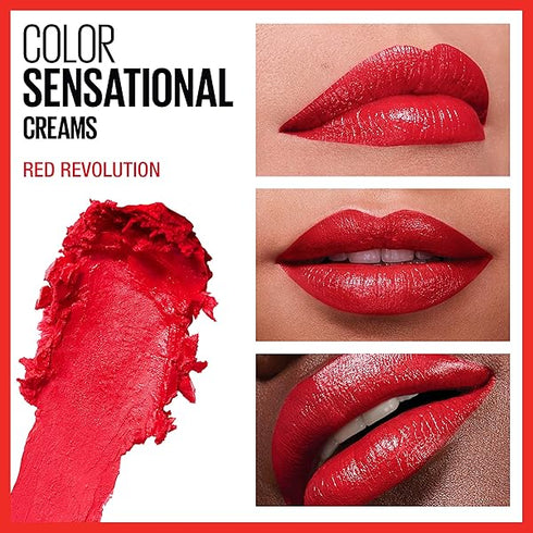 Maybelline Color Sensational Lipstick, 630 Red Revolution