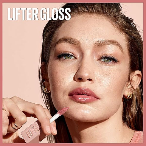 Maybelline New York Lifter Lip Gloss, 22 Peach Ring, 5.4 ml