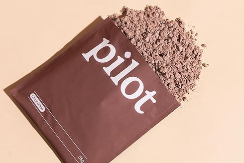 Pilot Protein Weight Reset Shake Rich Chocolate Flavour 770g 14 x 55g sachets | Premium Meal Replacement Shakes | High-Quality Whey Protein with Vitamins & Minerals, Low in Calories, No Added Sugar