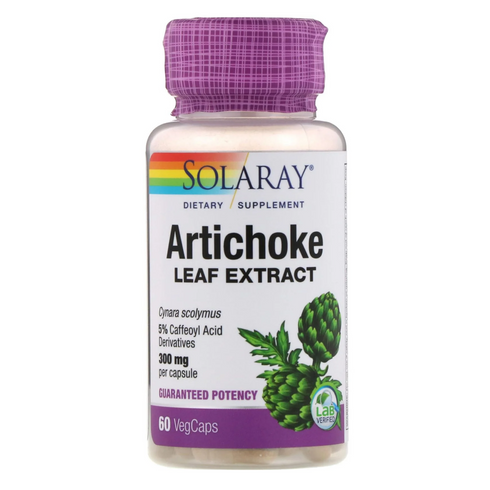 Solaray Artichoke Leaf Extract 300 mg 60 Veg Caps