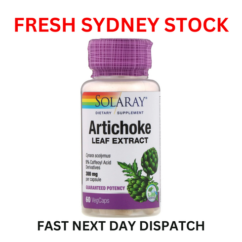 Solaray Artichoke Leaf Extract 300 mg 60 Veg Caps (AMAZON RESTRICTED)