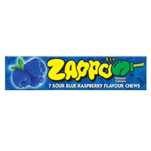 Zappo Chews Blue Raspberry 29g - 30 Packs