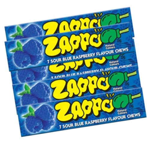 Zappo Chews Blue Raspberry 29g - 30 Packs
