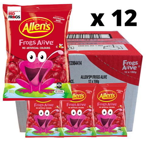 Allens Frogs Alive 190g - 12 Packs