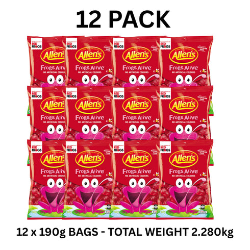 Allens Frogs Alive 190g - 12 Packs