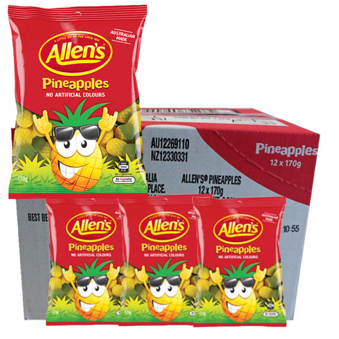 Allens Pineapple 170g - 12 Pack