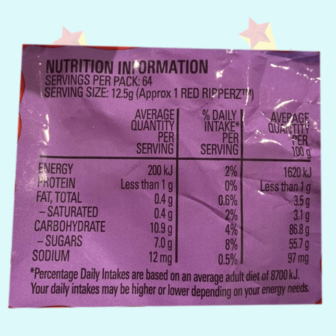 Allens Red Ripperz 800g