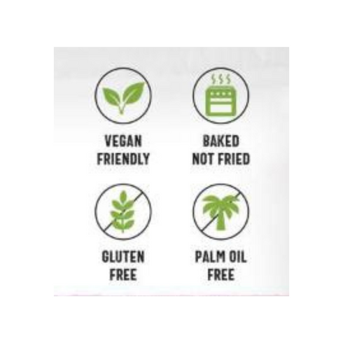 Calbee Harvest Snaps Baked Pea Crisps Salt And Vinegar Flavour 120g x 2 Packs