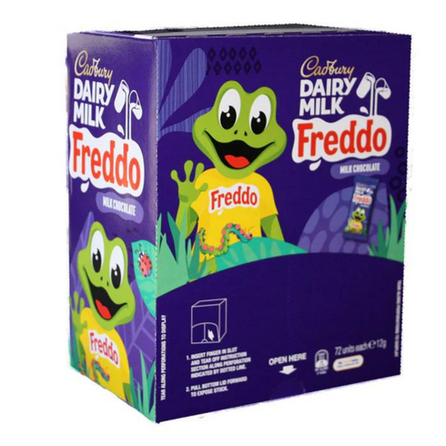 Cadbury Freddo Frog Dairy Milk Chocolate 12g x 72 Pack Bulk Box