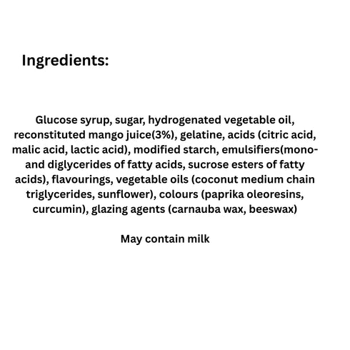 Chupa Chups Incredible Chew Jelly Dots Mango Flavour 45g x 20 Packs (AMZ - FBA)