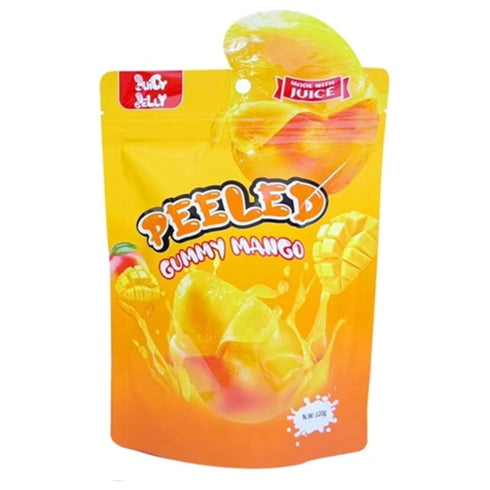Juicy Jelly Peeled Gummy Mango 120g - 2 Pack