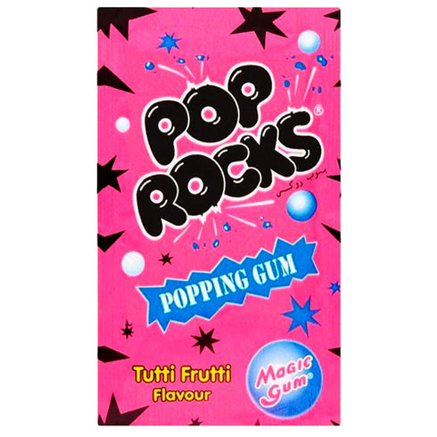 Pop Rocks Popping Gum Tutti Fruitti - 50 Packs