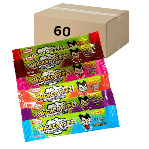 Wicked Fizz Assorted Flavours - 60 Pack