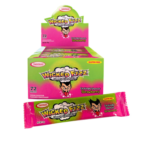 Wicked Fizz Strawberry - 72 Chews