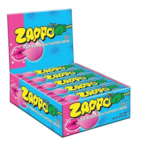 Zappo Chews Bubble Gum 26g - 30 Pack