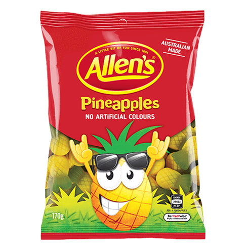 Allens Pineapple 170g - 12 Pack