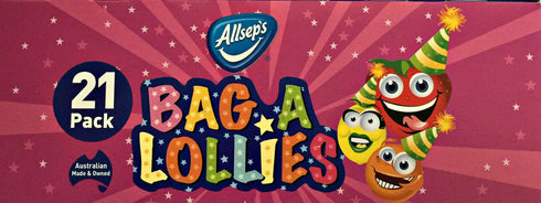 Allseps Bag A Lollies x 21 Packs 65g