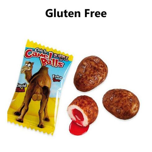 Fini Camel Balls 5g Liquid Filled Extra Sour Bubble Gum - 200 Pack (Gluten Free)