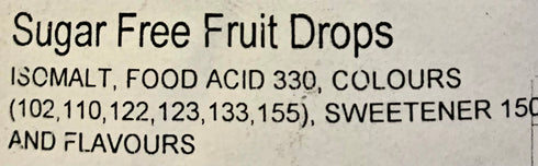 Sugar Free Fruit Drops 500g