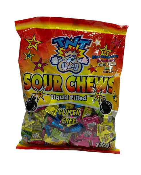 TNT Sour Chews 4.5g - 1kg
