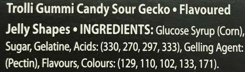 Trolli Sour Gecko 19g - 40 Piece Pack