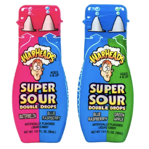Warheads Super Sour Double Drops 30ml - 24 Pack