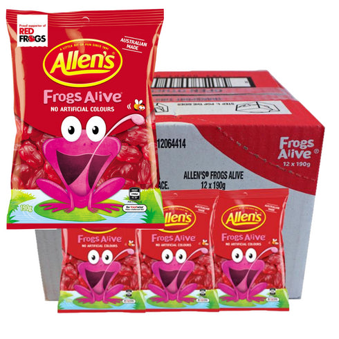 Allens Frogs Alive 190g - 12 Packs