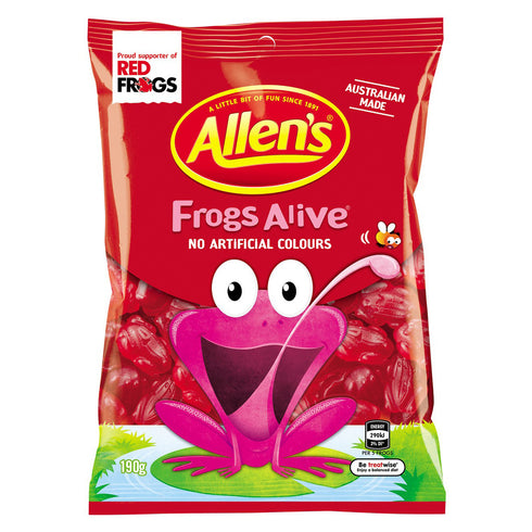 Allens Frogs Alive 190g - 12 Packs
