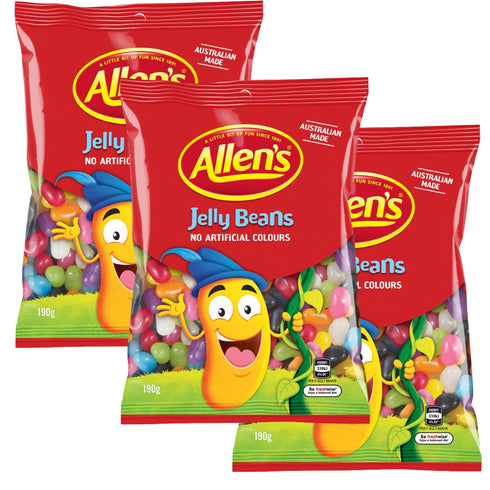 Allens Jelly Beans 190g - 12 Packs