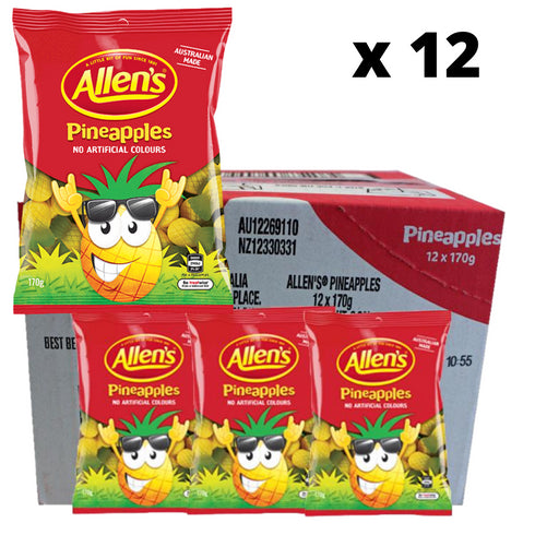 Allens Pineapple 170g - 12 Pack