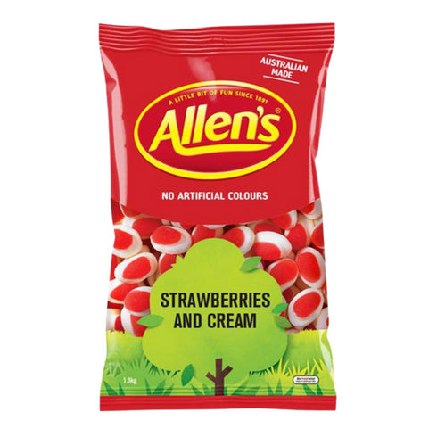 Allens Strawberry And Cream 1.3kg