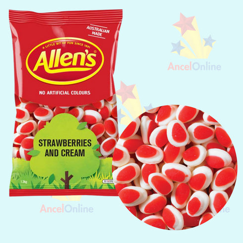 Allens Strawberry And Cream 1.3kg