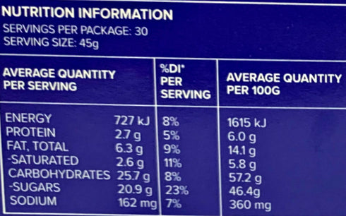 Scorched Peanut Bar 45g - 30 Bar Pack