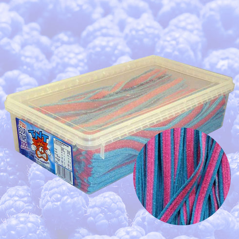 TNT Sour Strap Blue Raspberry 1.4kg - 200 Straps