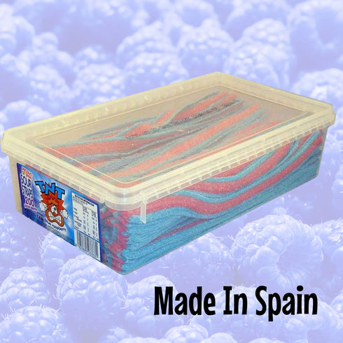 TNT Sour Strap Blue Raspberry 1.4kg - 200 Straps