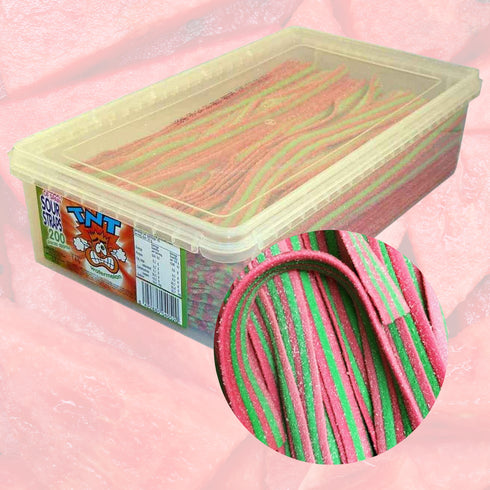 TNT Sour Strap Watermelon 1.4kg - 200 Straps