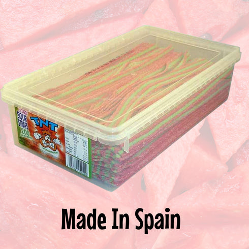 TNT Sour Strap Watermelon 1.4kg - 200 Straps