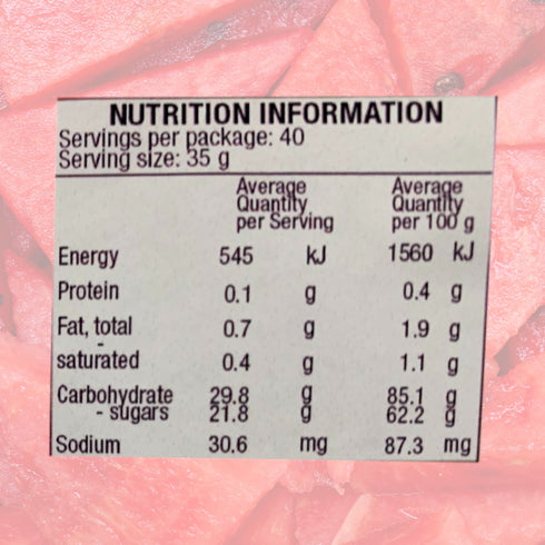 TNT Sour Strap Watermelon 1.4kg - 200 Straps