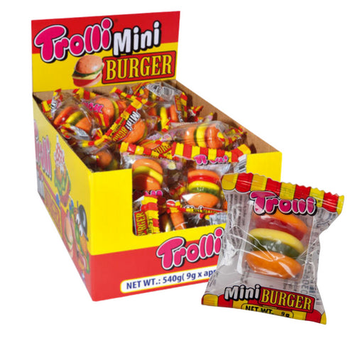 Trolli Mini Burger 9g - 60 Piece Pack